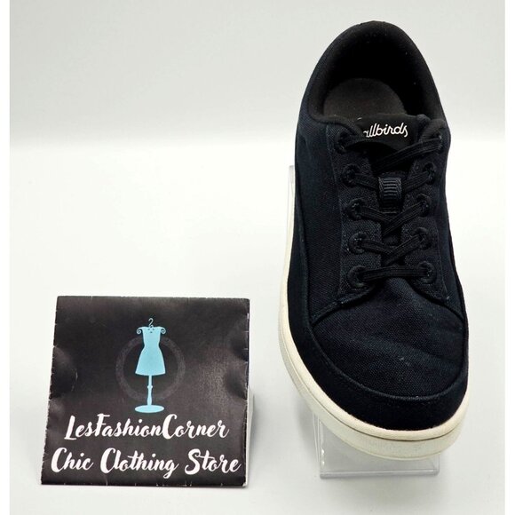 Allbirds Women's Black Canvas Pacers Lace-Up Sneakers Casual Shoes Sz 8 2294 - Picture 14 of 16